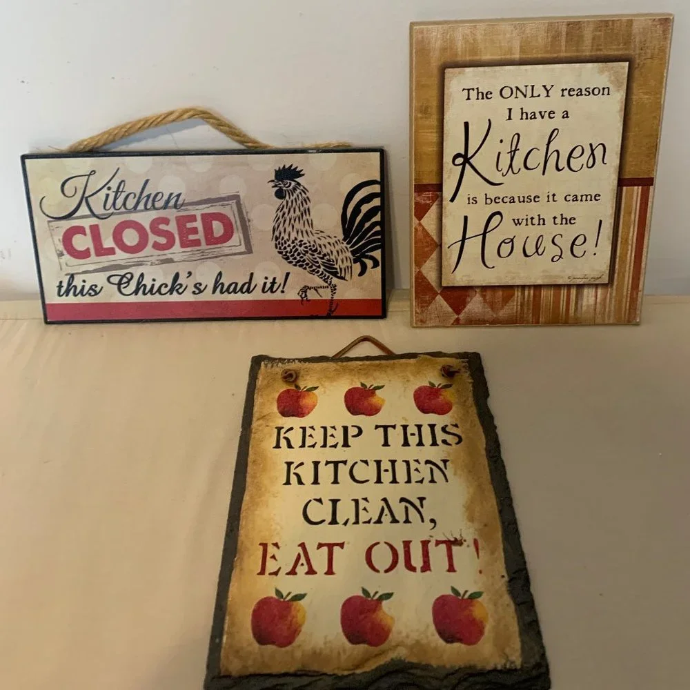 KITCHEN PLAQUES - Picture 1 of 7